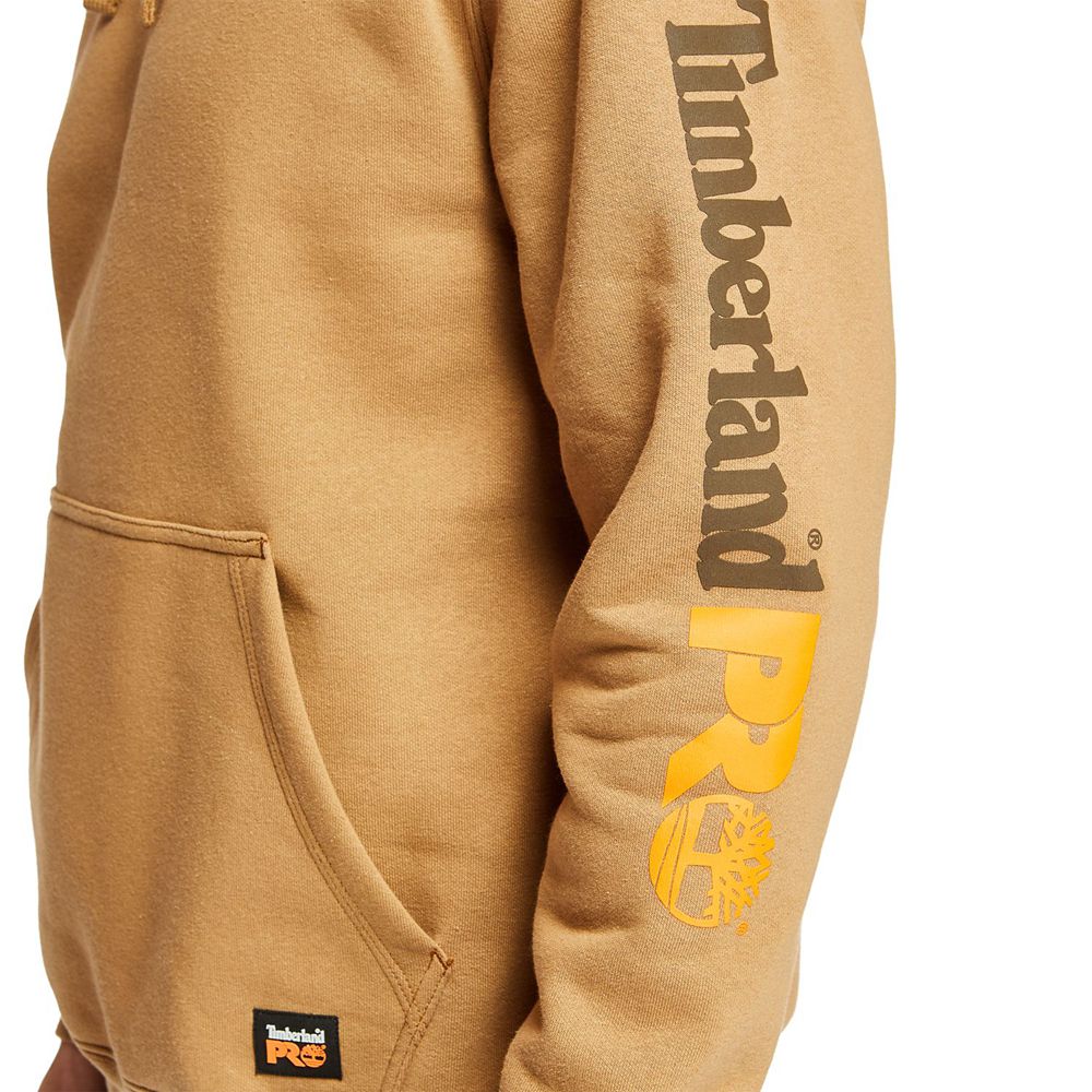 Sudadera Timberland Argentina Hombre - Pro® Hood Honcho Pullover Hoodie - Marrones - ELNTZB-912